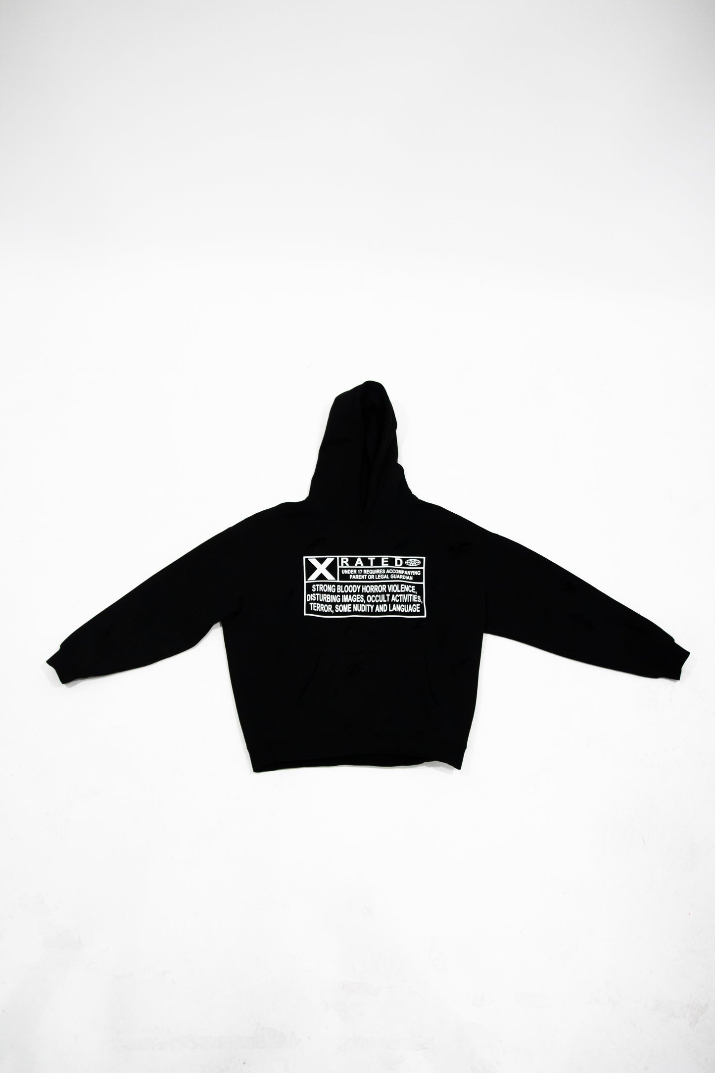 X-RATED DISTRESSED HOODIE