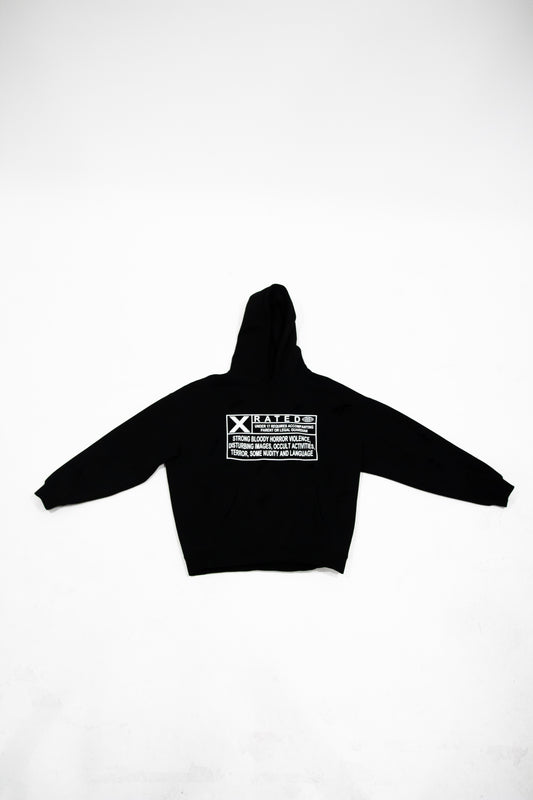 X-RATED DISTRESSED HOODIE